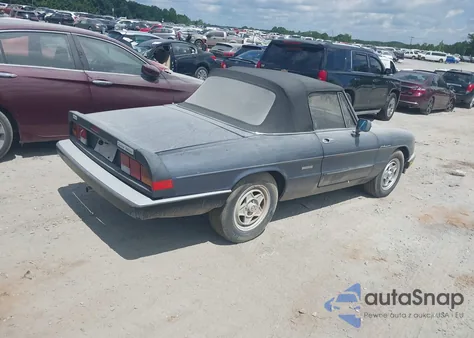 1986 Alfa Romeo Veloce 2000 Spider from USA, damaged, VIN ZARBA541XG1037637